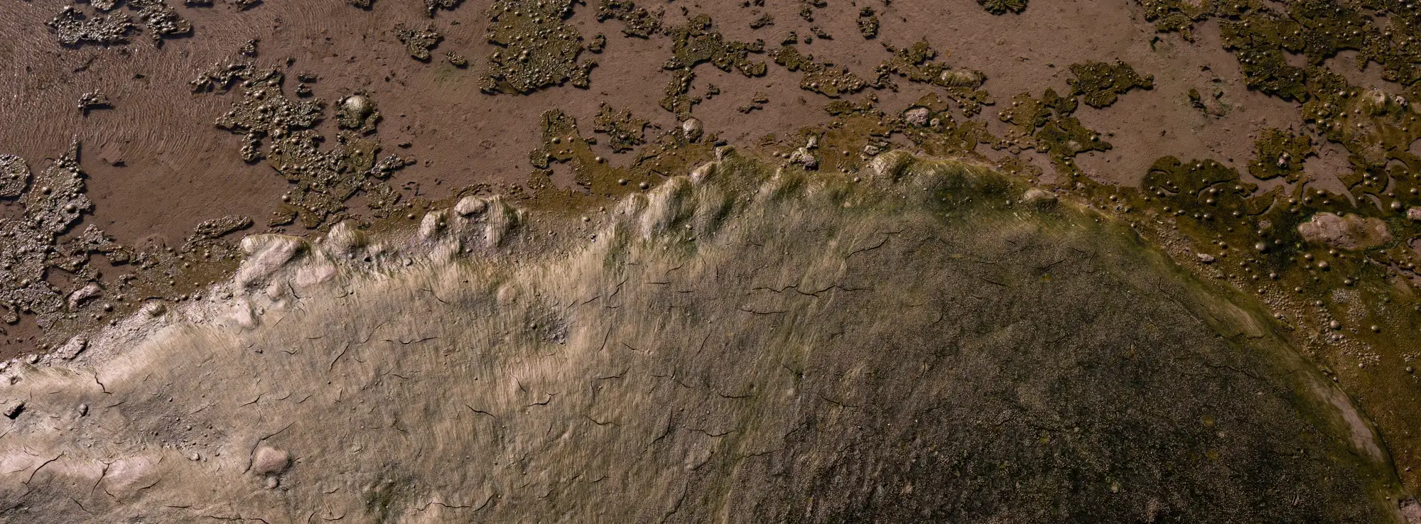 A panoramic view of a mountain range